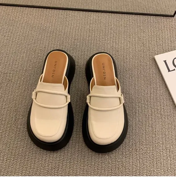 2025 New Platform Women Slippers Mules Shoes Fashion Slides Dress Sandals 2024 Summer Pumps Party Designer Flip ps Mujer atillas