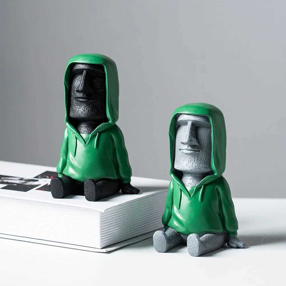 Artistic Room Home Decor Accessories Creative Desk Decor Nordic Home Decor Resin Religious Figure Sculpture Mobile Phone Holder Y241227