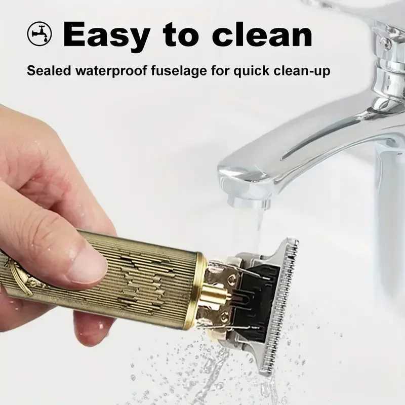 Professional Hair Cutting Machine Wireless Electric Hair Trimmer Digital Display Hair Clipper Men Beard Shaver Barber For Men W241227