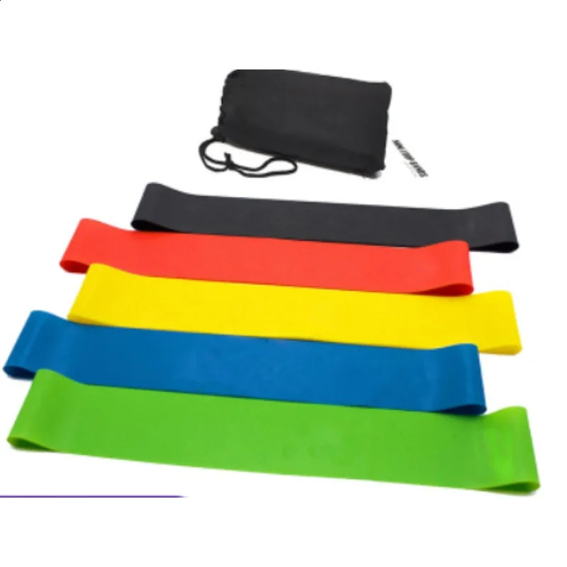 Yoga Rally Bands Fitness Men and Women Rubber Elastic Resistance Band Gymnastics Strength Training Stretching 241216