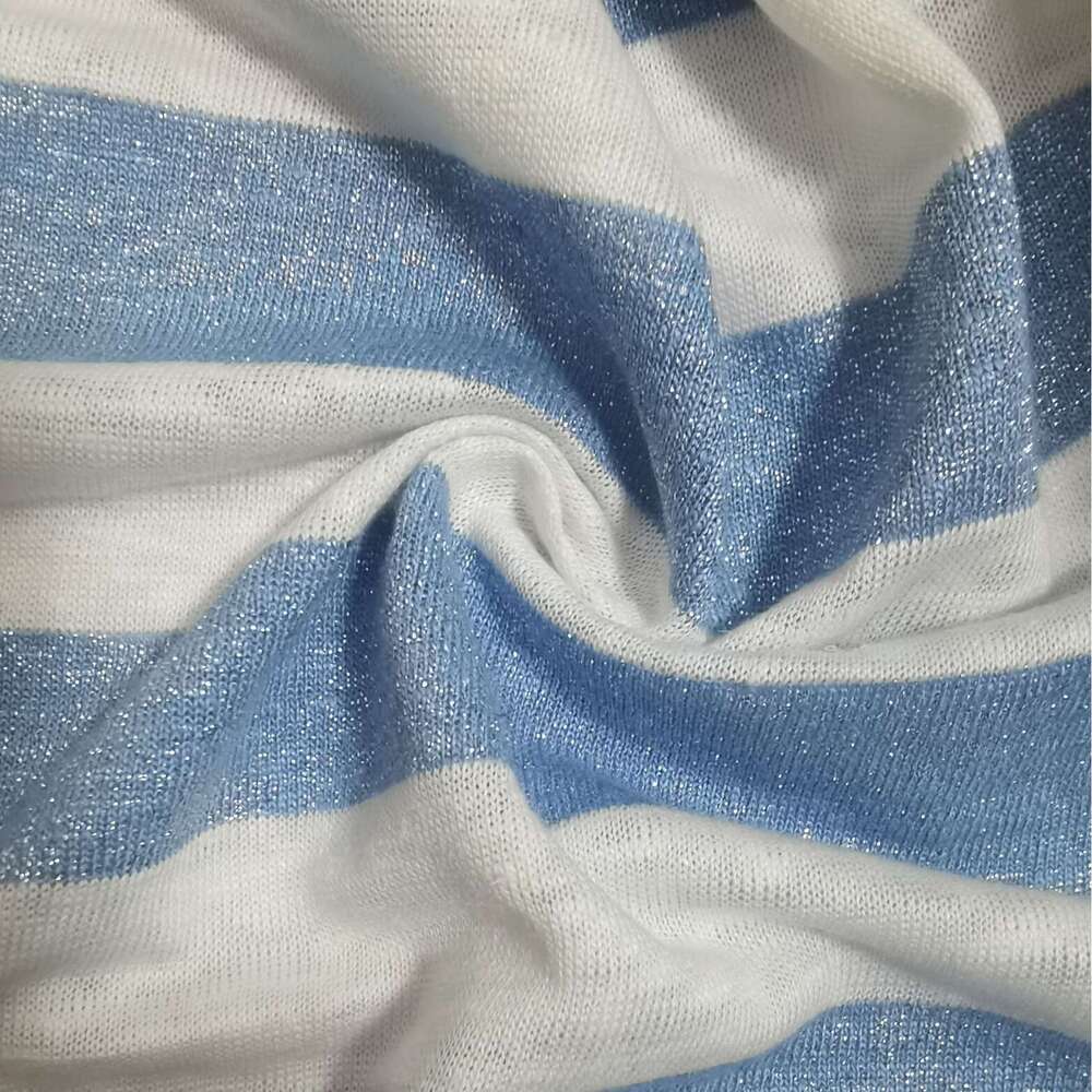 Lightweight 14s cotton en wide strip single-sided knitted casual wear T-shirt vest Hangzhou women's clothing fabric