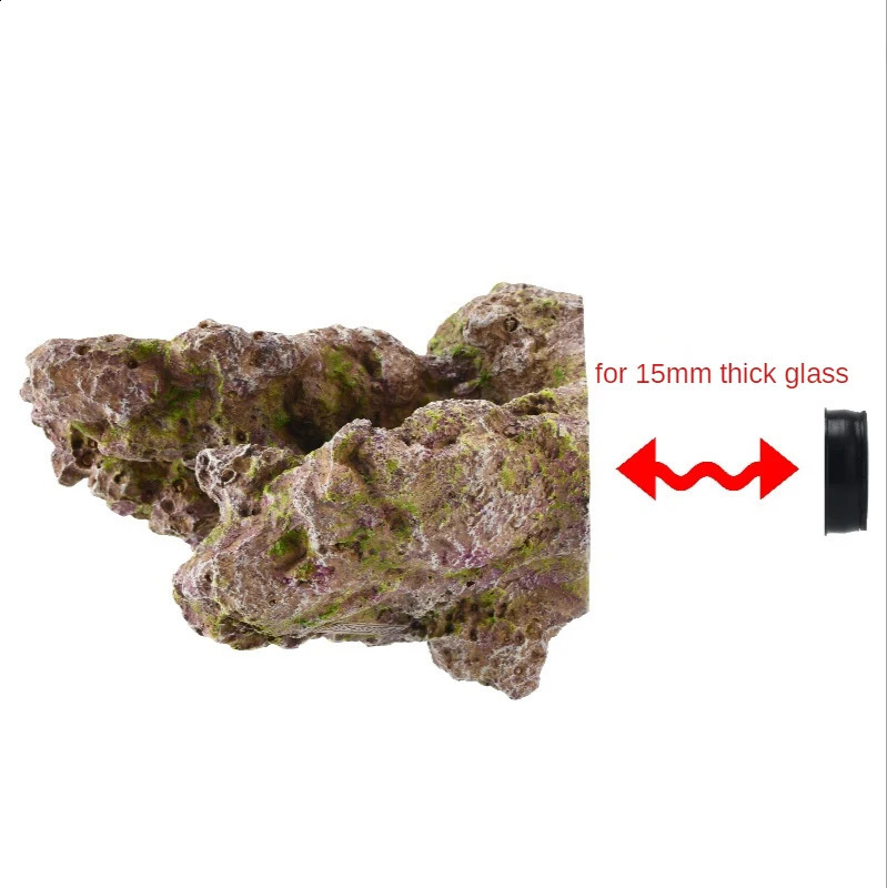 Vastocean Aquarium Magnetic Coral Frag Rock Rack Holder Turtle Pier Fish Tank Lanscaping Stone 241225