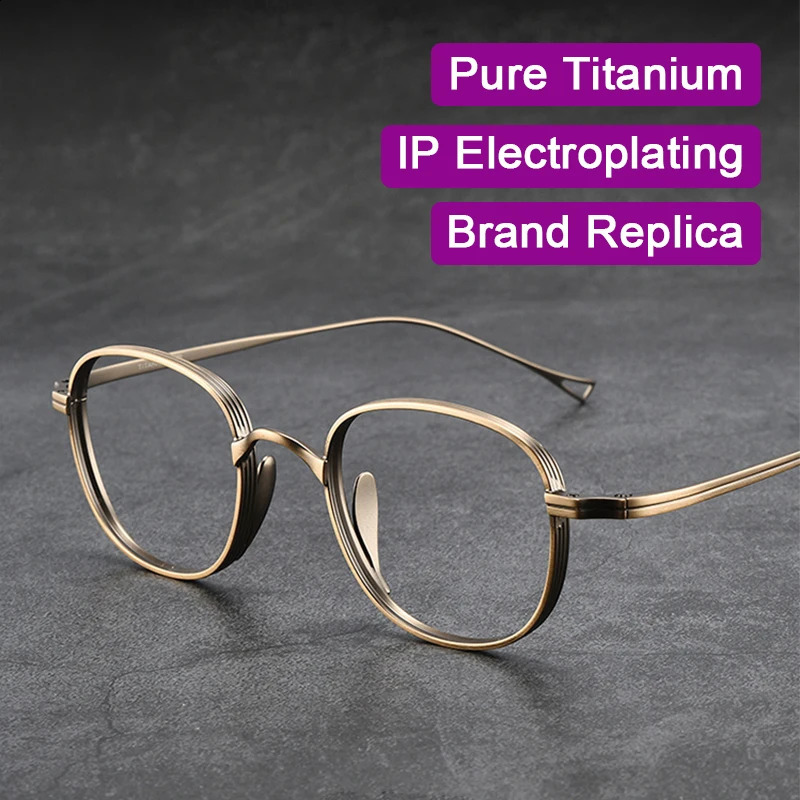 Japan Style Retro Glasses Handmade Replica Women Men Frame Pochromic Eyeglasses 241227