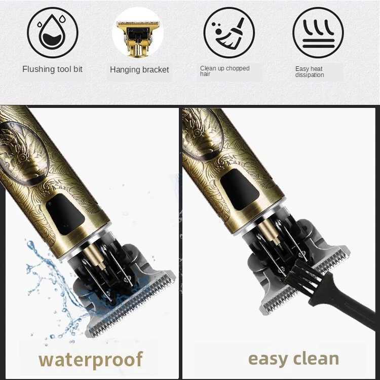 T9 Hair Clipper Repair Beard Shaving Body Hair Trimmer Clippers Corteiz Electric Machine Men Haircut Machine 0mm Barber Shaver W241227