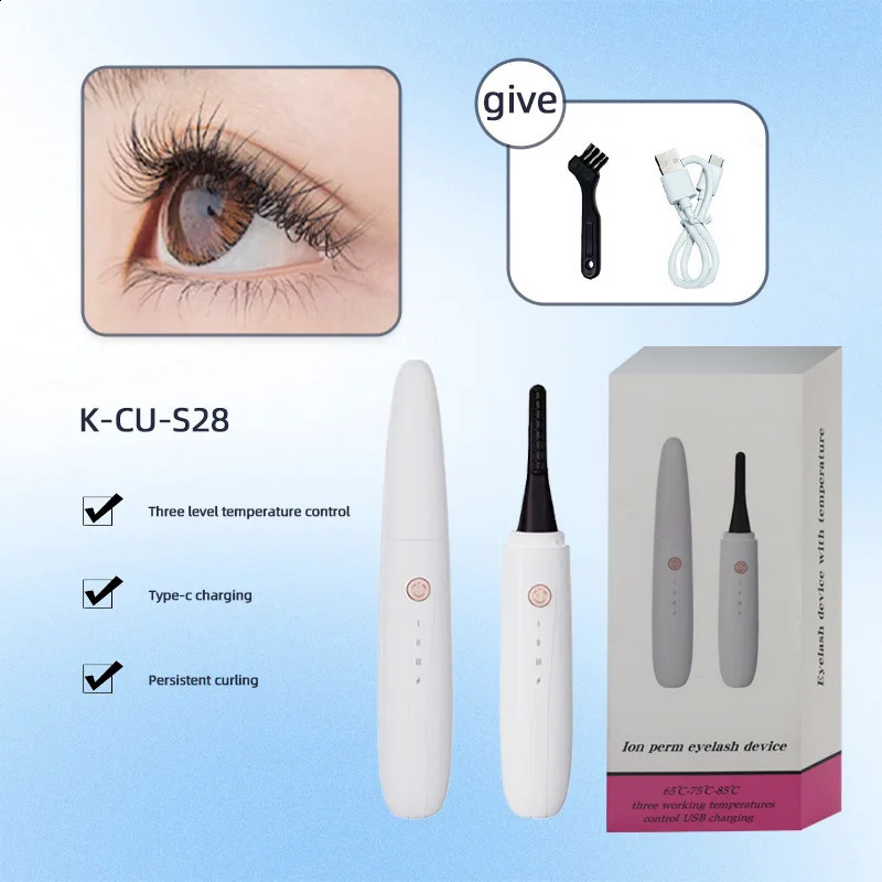 Flash beauty electric Sunflower eyelash curler lasting curling electric eyelash curler small portable charging model 241226