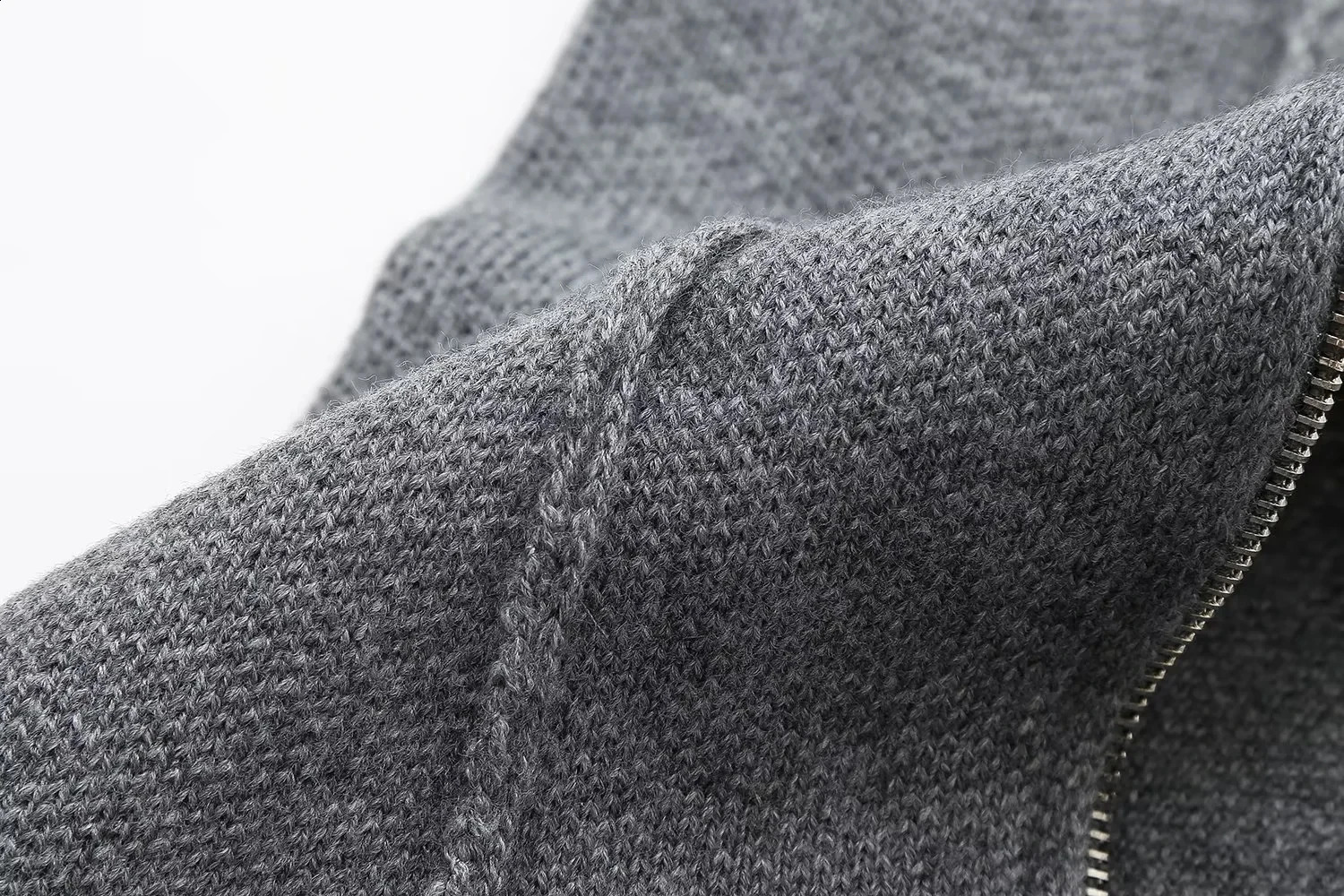 TRAFZA 2023 Women Autumn High Street Sleeveless Knitted Vests Fashion Casual Winter Solid Ruched Turndown Collar Zippers Coats 241220