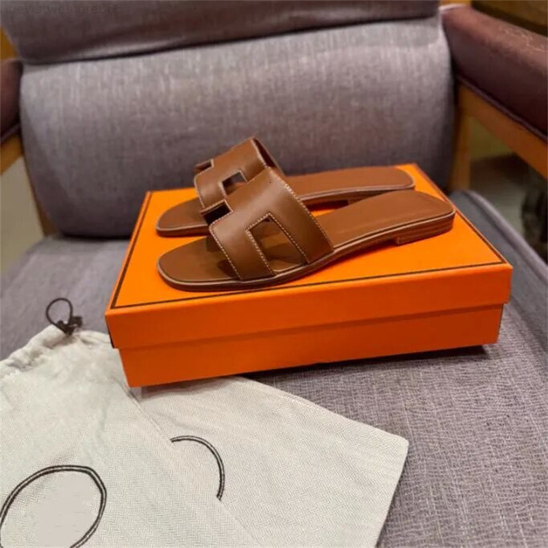 oran women designer sandals platform slides sandale slipper shoes bottom fur flip flops summer casual beach sandal real leather top quality with box 10A+