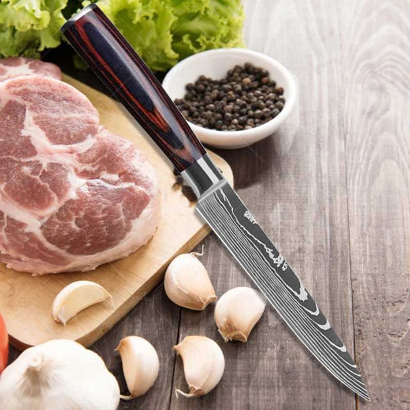 Stainless steel knife fruit skin removal and chopping knife cutting knife cooking knife professional kitchen knife Y241227