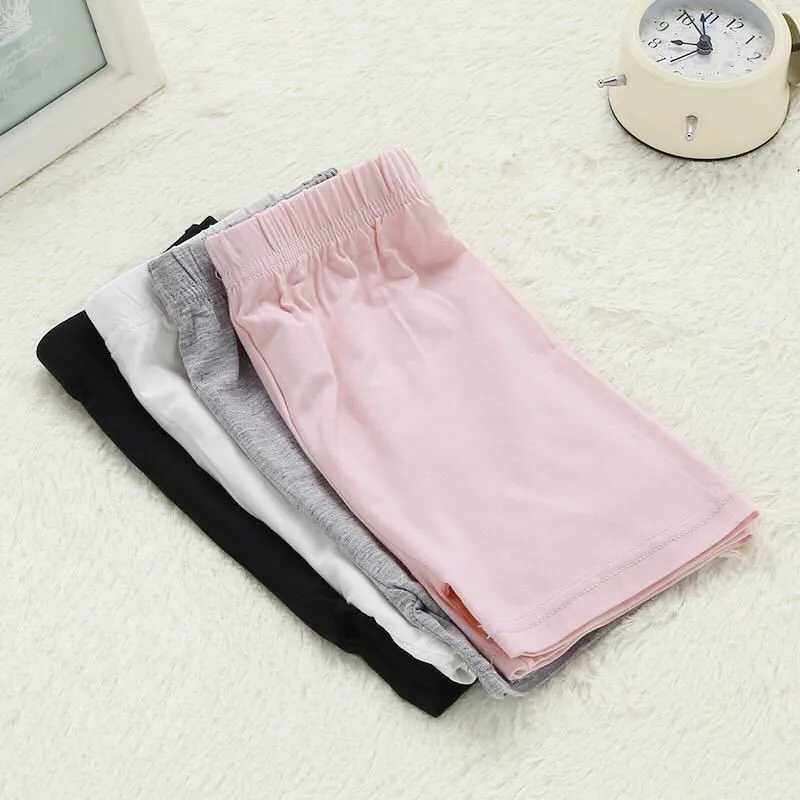 Children Summer Shorts Girls Lace Safety Pants Kids Panties Girls Underwear Leggings Baby Clothes 3-10Y Teen Solid Boxer Short W241227