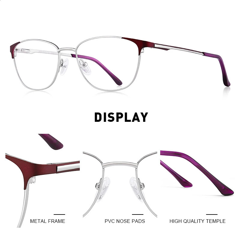 MERRYS Women Fashion Cat Eye Glasses Frame Ladies Trending Eyewear Myopia Prescription Optical Eyeglasses S2053 241227