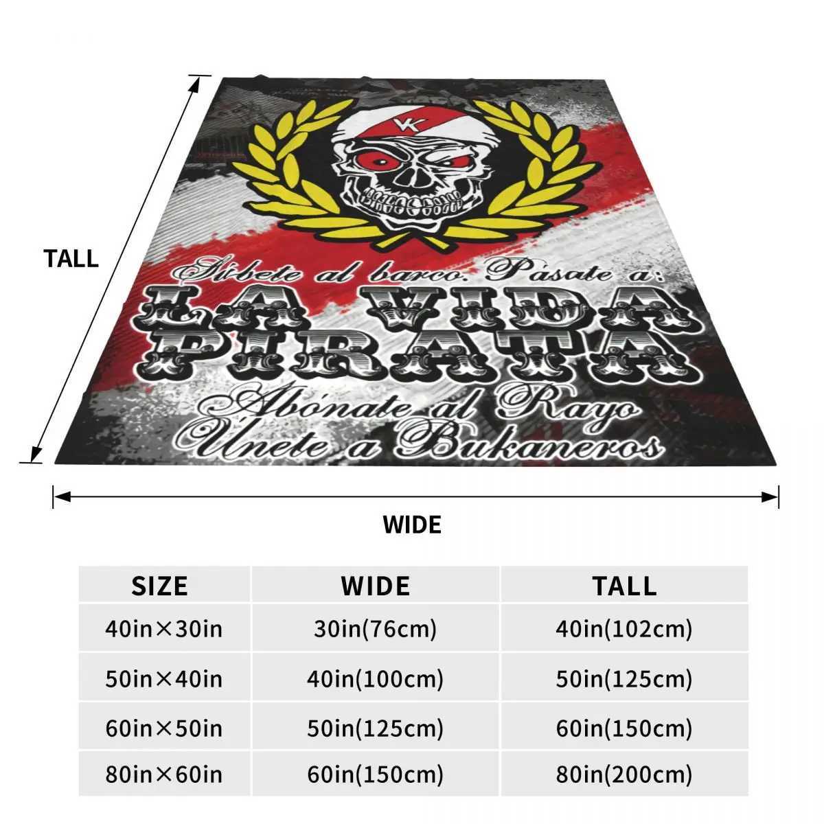 Throw Blanket Rayo Vallecano Micro Fleece Blanket Four Sizes Retro Portable For Bedroom Nice GiftC241227