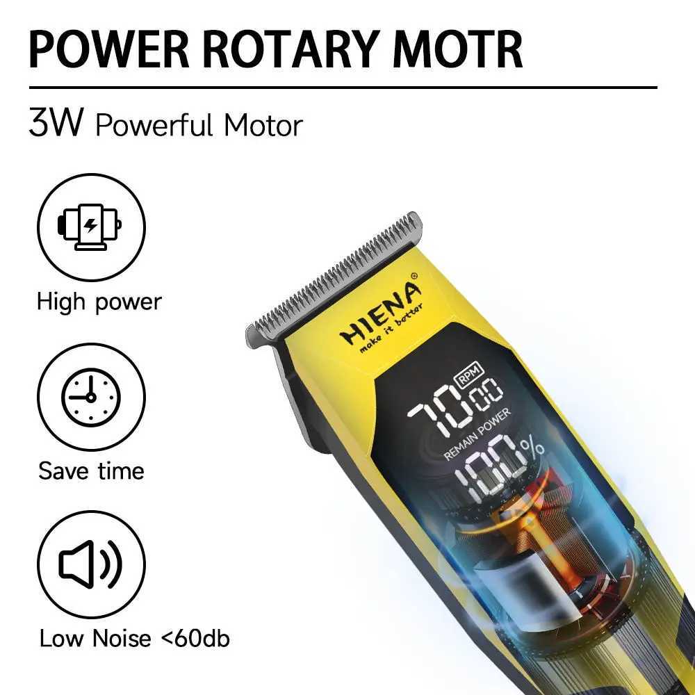 HIENA HYN-030 mens hair clippers Barber shop hair cutting machine man professional mens hair clipper hair trimmers hair clipper W241227