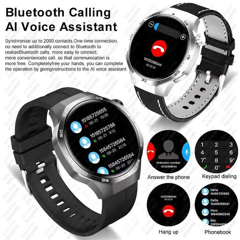 For GT5 Pro Smart Watch Men AMOLED HD Sn GPS NFC Rate Call IP68 Waterproof SmartWatch 2025 New Z241227
