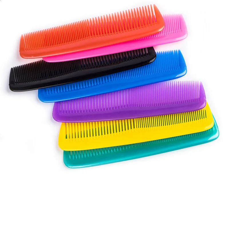6Pcs/lot Anti-static Hair Combs Mini Double Side Hair Brush Pro Beard Comb Barber Comb Hair Styling Tools Salon Accessories 250103