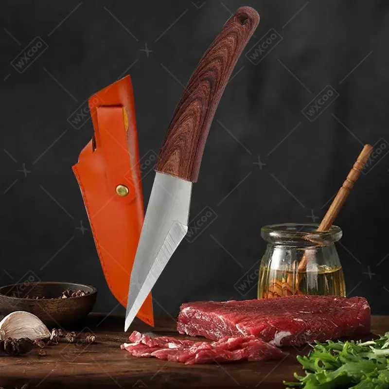 Fruit Knife Stainless Steel Professional Kitchen Polishing Knife Cutting Knife Special Cutting Knife Y241227