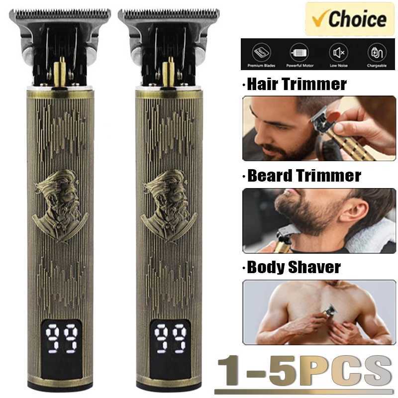 Professional Hair Cutting Machine Wireless Electric Hair Trimmer Digital Display Hair Clipper Men Beard Shaver Barber For Men W241227