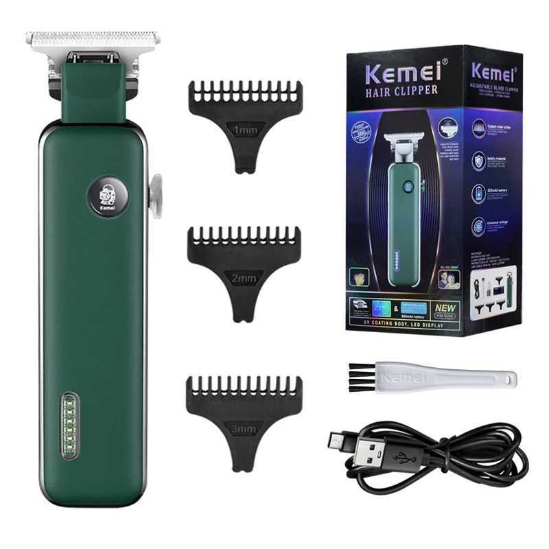 Kemei Professional Hair Clippers Electric Trimmers for Men Adults Kids Cordless Rechargeable Hair Cutter Machine KM-5098 W241227