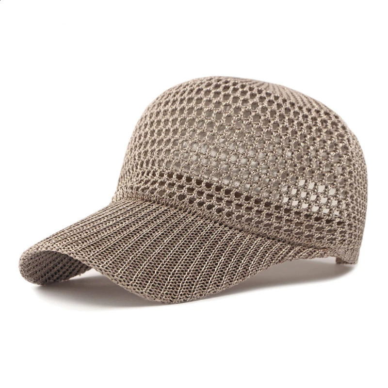 Baseball Cap For Women Summer Hollow Breathable Sun Hats Outdoor Sports Mesh Hat Bone Gorras Trucker Cap 241226