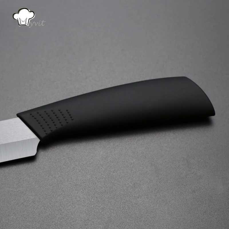 Kitchen Ceramic Knife 3 Paring 5 Slicing Ceramic Knife Black Blade Kitchen Blade Cooking Tool Y241227