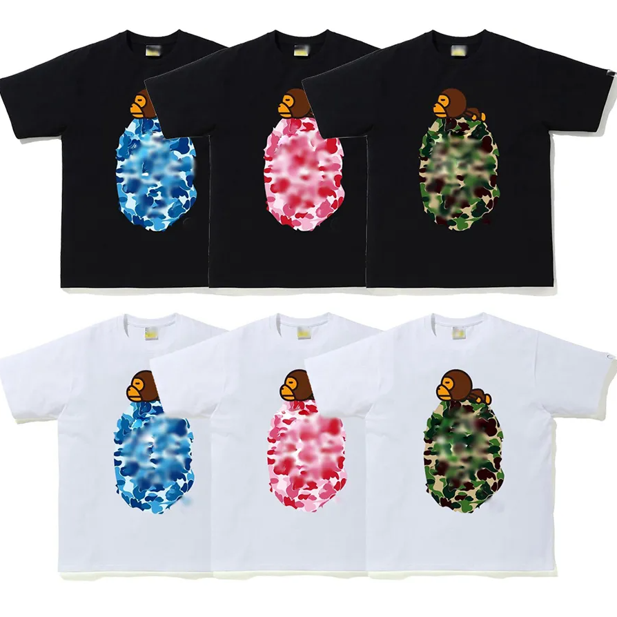 Monkey Designer Men's T Shirt Tops High Quality T-Shirts sport Womens Tees Cotton Street Shorts Sleeves Clothes Size M-3XL