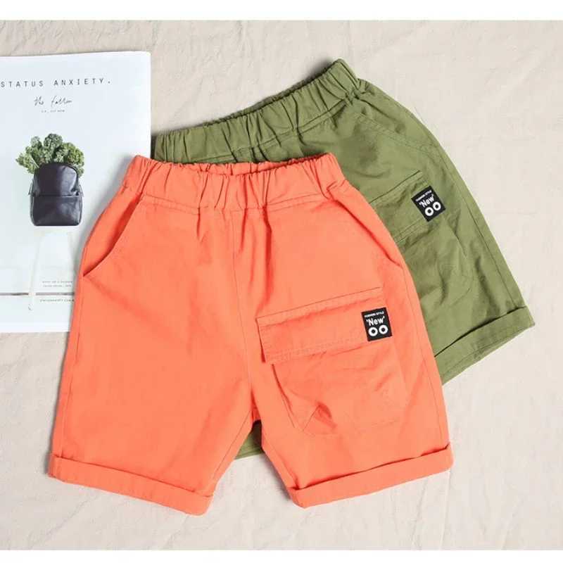 Boys Shorts Kids Eastic Band Short Pant 2024 Summer 2 To 12 Yrs Childrens Clothing Teenagers Sports Trousers Casual W241227
