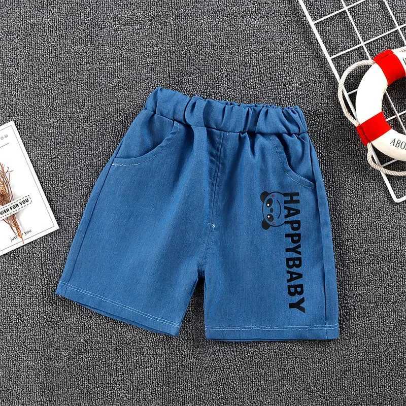 Boys Shorts 2024 Summer Fashion Jogger for Kids Denim Toddler Pants Soft Shorts for Girls 1-6years Children Outfits Clothing W241227