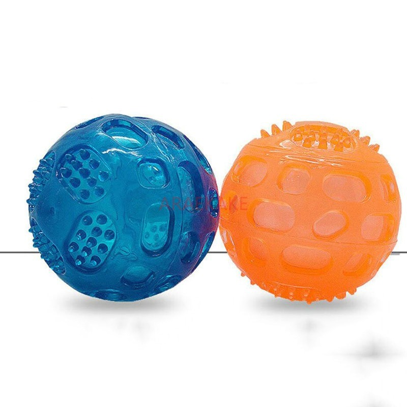 Dog toy ball for relieving boredom, teeth grinding, bite resistance, puzzle solving, voice training, pet toy for dogs