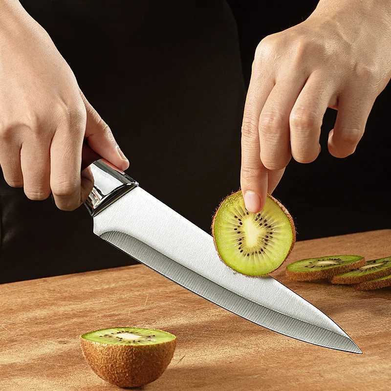 Stainless steel knife kitchen knife pork beef and mutton meat cutting knife chopped fruit vegetable cutting knife Y241227