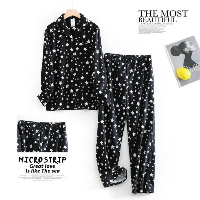 Fashion stars 100% brushed cotton pajamas sets men casual male sleepwear spring winter homewear plus size 100kgXJ241227