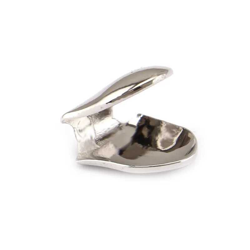 1 piece of hip-hop mens gold and silver color teeth Grilz vampire fangs dual Cs for Rper Grills teeth jewelry W241227