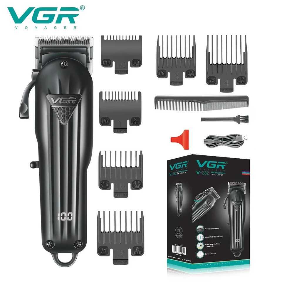 VGR Hair Clipper Professional Hair Cutting Machine Hair Trimmer Adjustable Cordless Rechargeable V 282 W241227