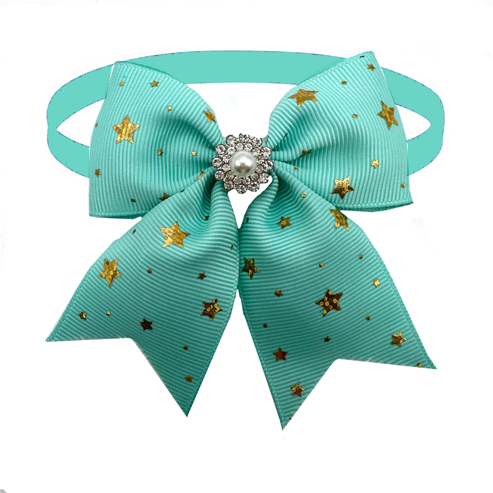 30/50pcs Small Dog Bowtis Pet Bowknot Star Pattern Style Dog Grooming for Dogs Pets Bow Tie Neckties Dog Grooming Accessories