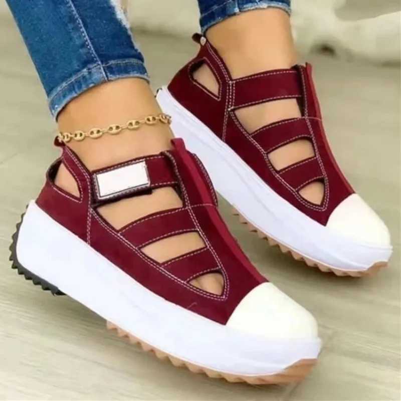 High Quality Summer Women Sport Sandals Rome Shoes Autumn New Flats Platform Causal Shoes Beach Running Women Shoes Canvas Women Shoes T241227