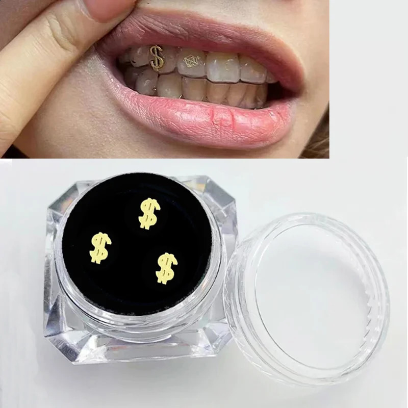 3PcsBox Teeth Gems Kit Tooth Jewelry Diamonds Whitening Fashion Crystal Ornaments Oral Decorations Dental Products 241225