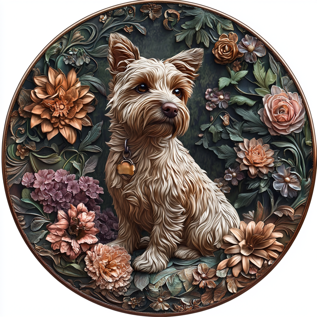 Customizable Yorkshire Terrier Pet Ornaments - Unique Pet Souvenir Tombstones - Perfect Christmas & Halloween Gifts