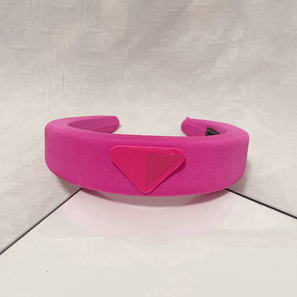 Triangle Designer Letter Headbands Hair Bands Women Girl Fashion 14Styles Elastic Headband Sports Fiess Headwraps Hairs Accessory