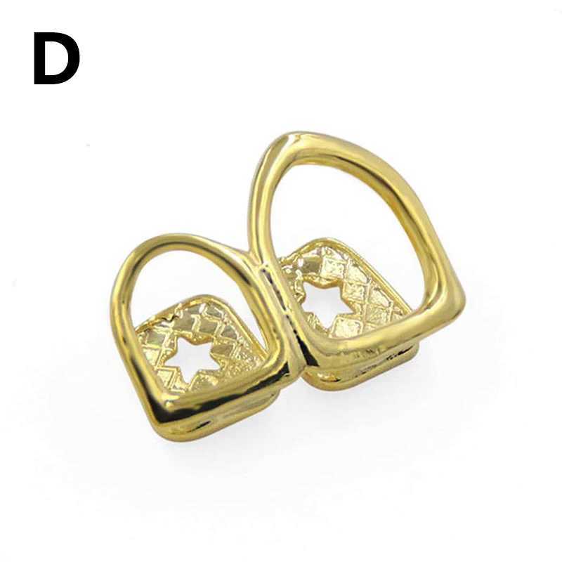 Hip Hop Rock Teeth Cs Teeth Decor Teeth Cover Case Grills Teeth C Rper Top Bottom Teeth Grills Custom Fit Teeth Grillz W241227