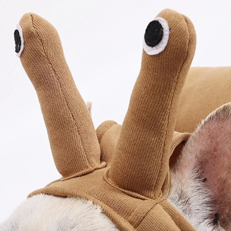Dogs Cats Cosplay Snail Jumpsuit Christmas Halloween Jumpsuit Pet Winter Clothes for Small Large Dogs Cats 241225
