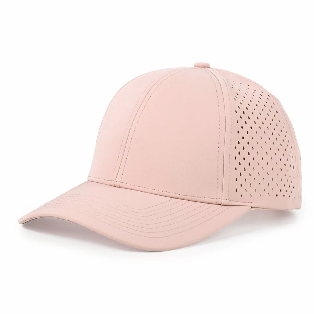 High Quality Waterproof Baseball Cap Solid Mesh Summer Men Women Outdoor Hats Unisex 241227