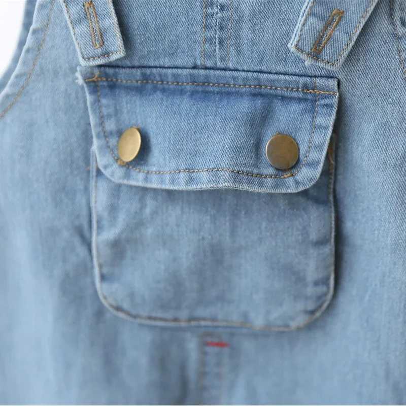 IENENS Baby Girl Overalls Childrens Casual Trouser jumpsuit Childrens Denim Dungarees Childrens Jeans Game Set W241227