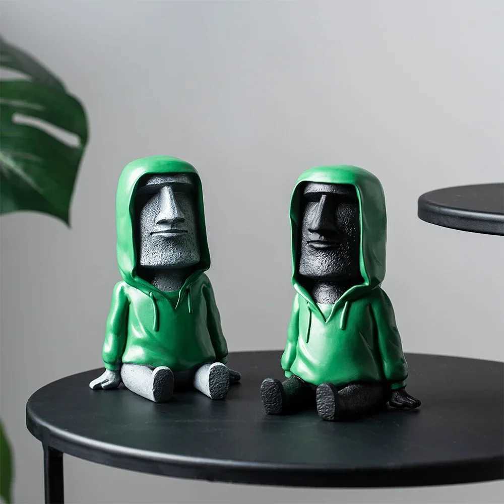 Artistic Room Home Decor Accessories Creative Desk Decor Nordic Home Decor Resin Religious Figure Sculpture Mobile Phone Holder Y241227