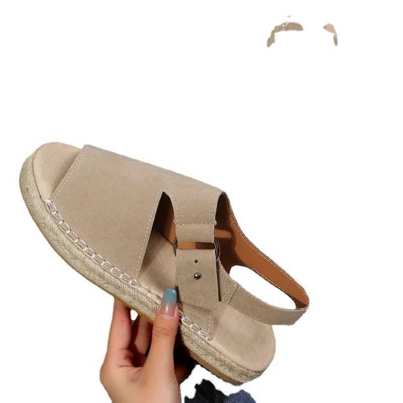 High Quality Womens Sandals Summer Arrivals Plus Size 43 Open Toe Shoes Ladies Casual Flat Sandals Espadrilles Shoes Party Woman T241227