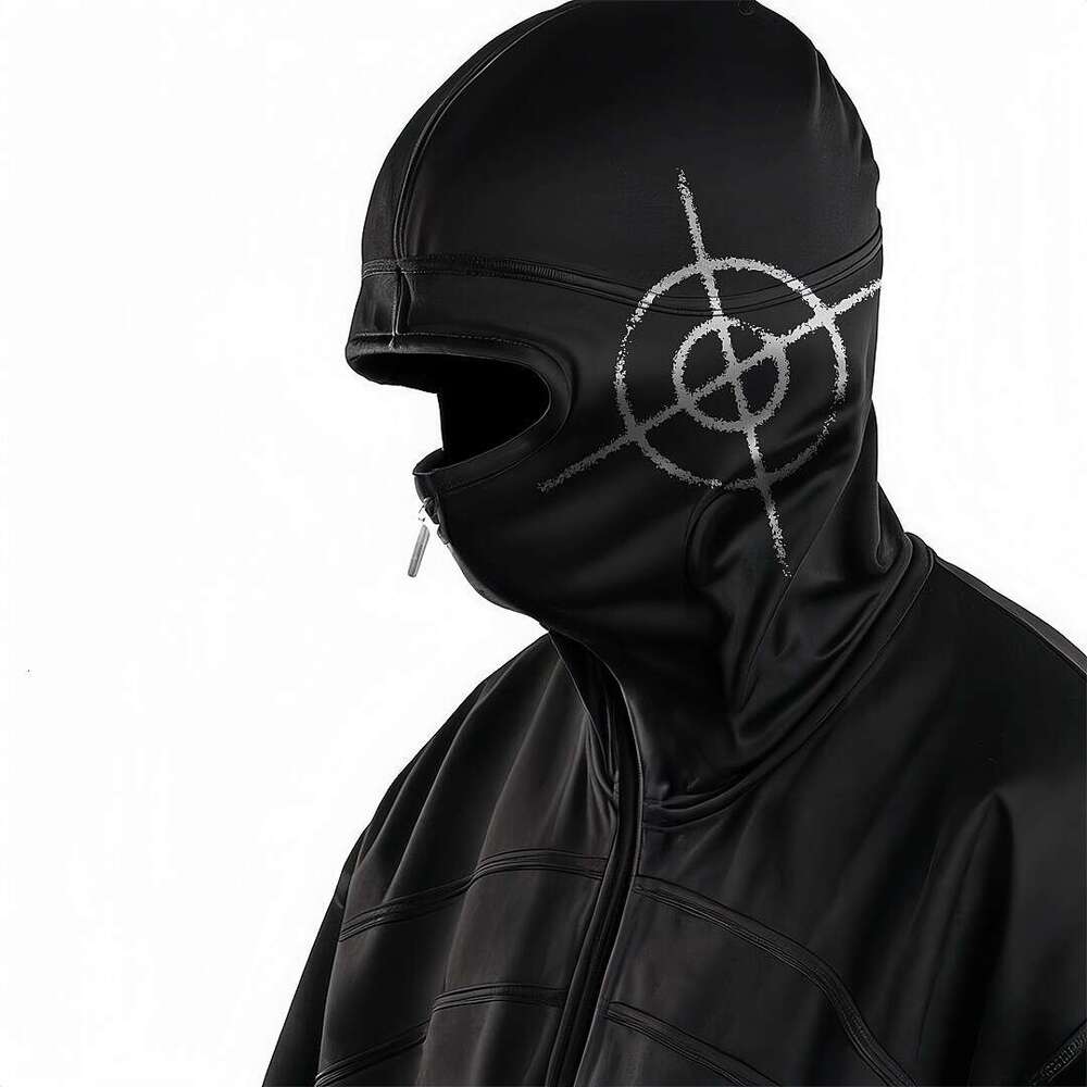 Y2K hooded street warm jacket autumn winter, hoodie for men and women, ninja fashion brand, high street, American style