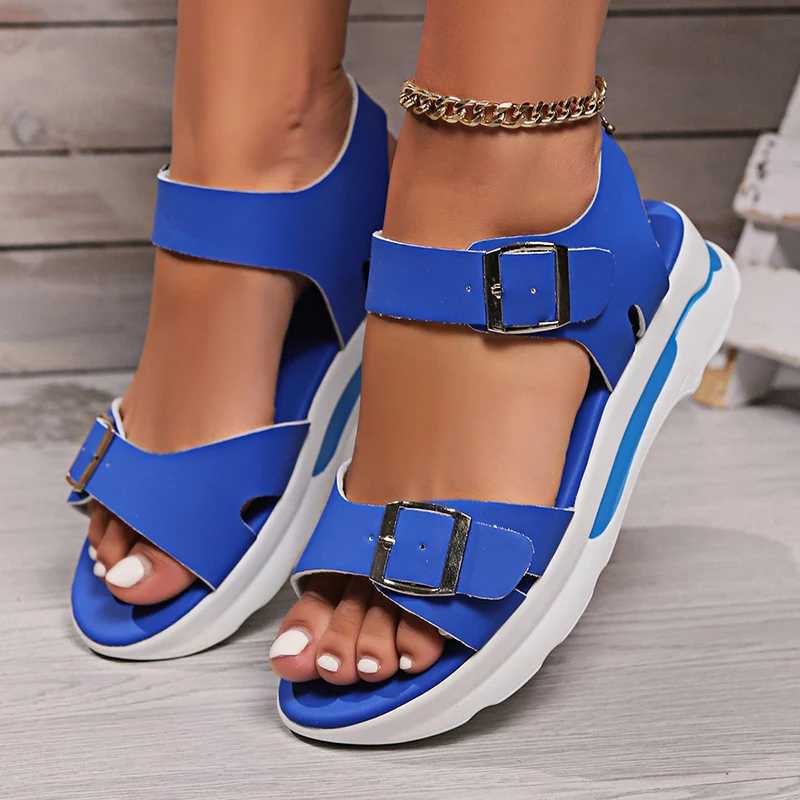 High Quality Rimocy Fashion Platform Sandals Women Summer Thick Sole Non-Slip Sandals Women Outdoor Lightweight Sports Sandals T241227