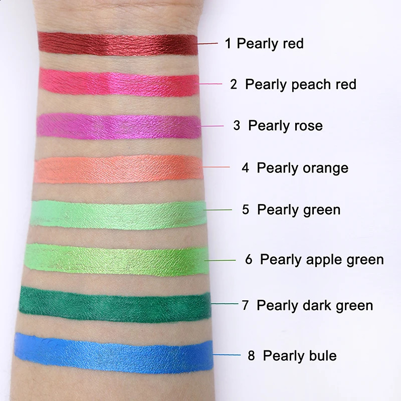 Non Toxic Water Activated Face Paint Makeup Pearly Metallic Color Party Christmas Cosplay 30g Easily Washable Body Painting 241224