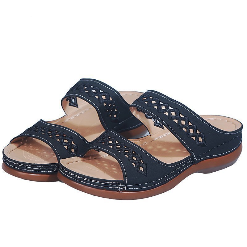 Summer New Ddmywed Large Size Minimally Embroidered Hollow Sandals Breathable Women S Slippers Chinese Brand Shoes F Ddmysaturn