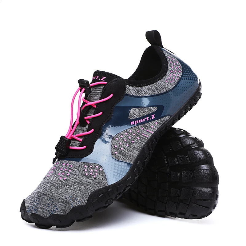 Breathable Men Women Outdoor Water Shoes Lightweight Refreshing Aqua Boots Anti-Slippery Wear-Resistant Sports Hiking Sneakers 241228
