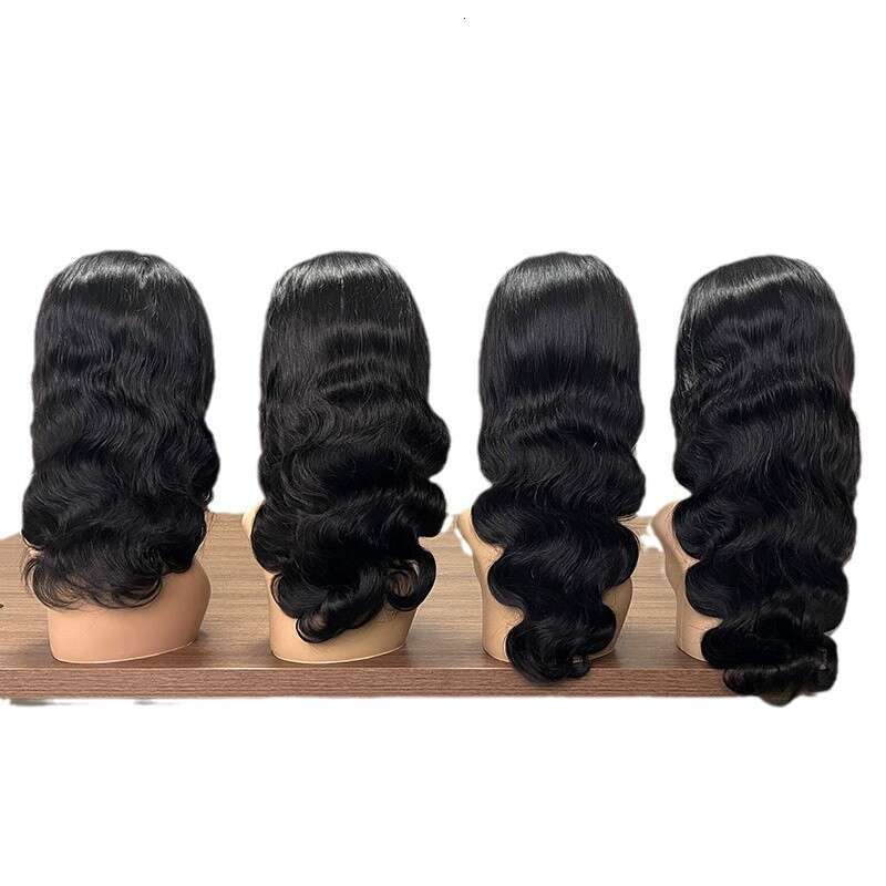 13 * 4 Front Lace Headband Fluffy Wave New Real Wig Long Curly Hair Kq1 Kq1