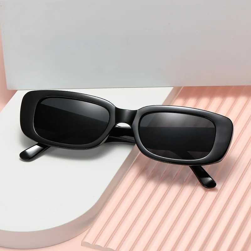 Sunglasses Classic Retro Square Glasses Women Brand Vintage Travel Small Rectangle Sun Glasses Female Eyewear Anti-Glare W241228
