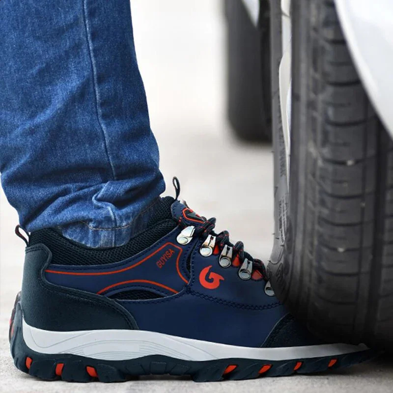 Men Work Safety Shoe Boots Steel Toe Security Protection Shoes Anti-Smash Anti-puncture Constrcution Shoes Man Work Boots 241227